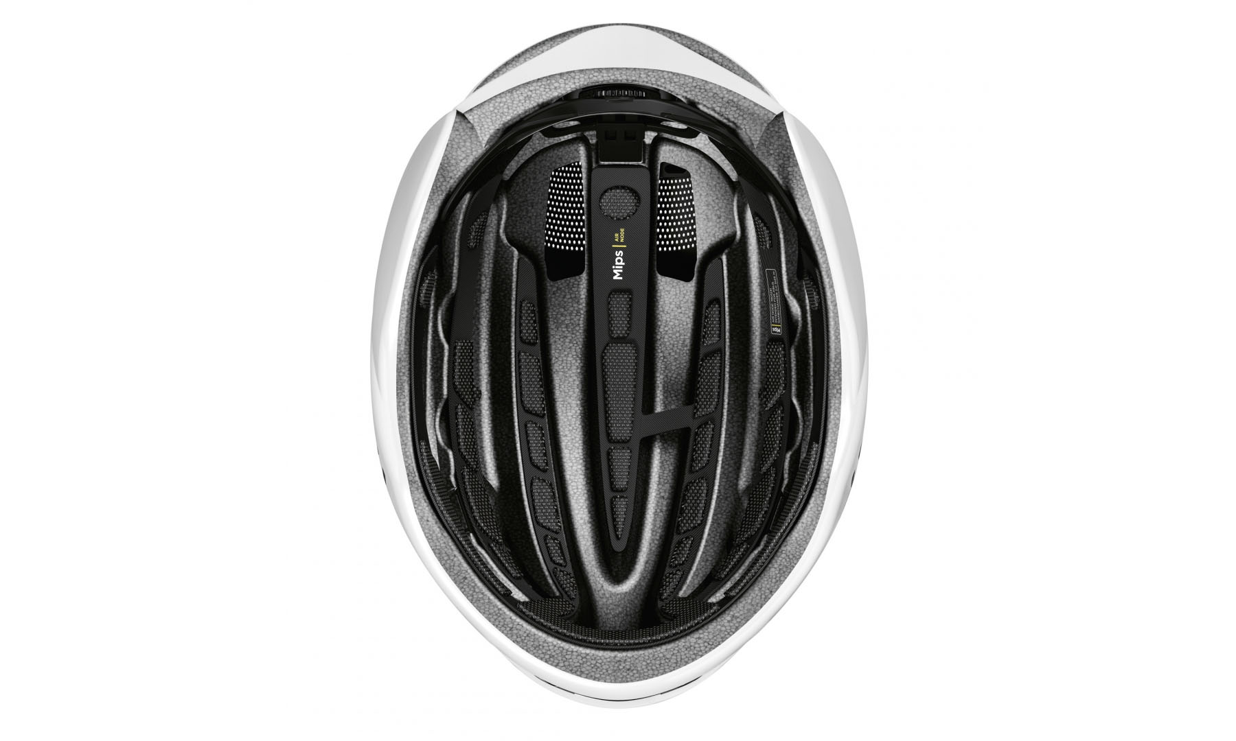 Велошолом спортивний ABUS GAMECHANGER 2.0 MIPS shiny white, розмір L (57-61 см), білий 4 Велошолом спортивний ABUS GAMECHANGER 2.0 MIPS shiny white, розмір L (57-61 см), білий 4