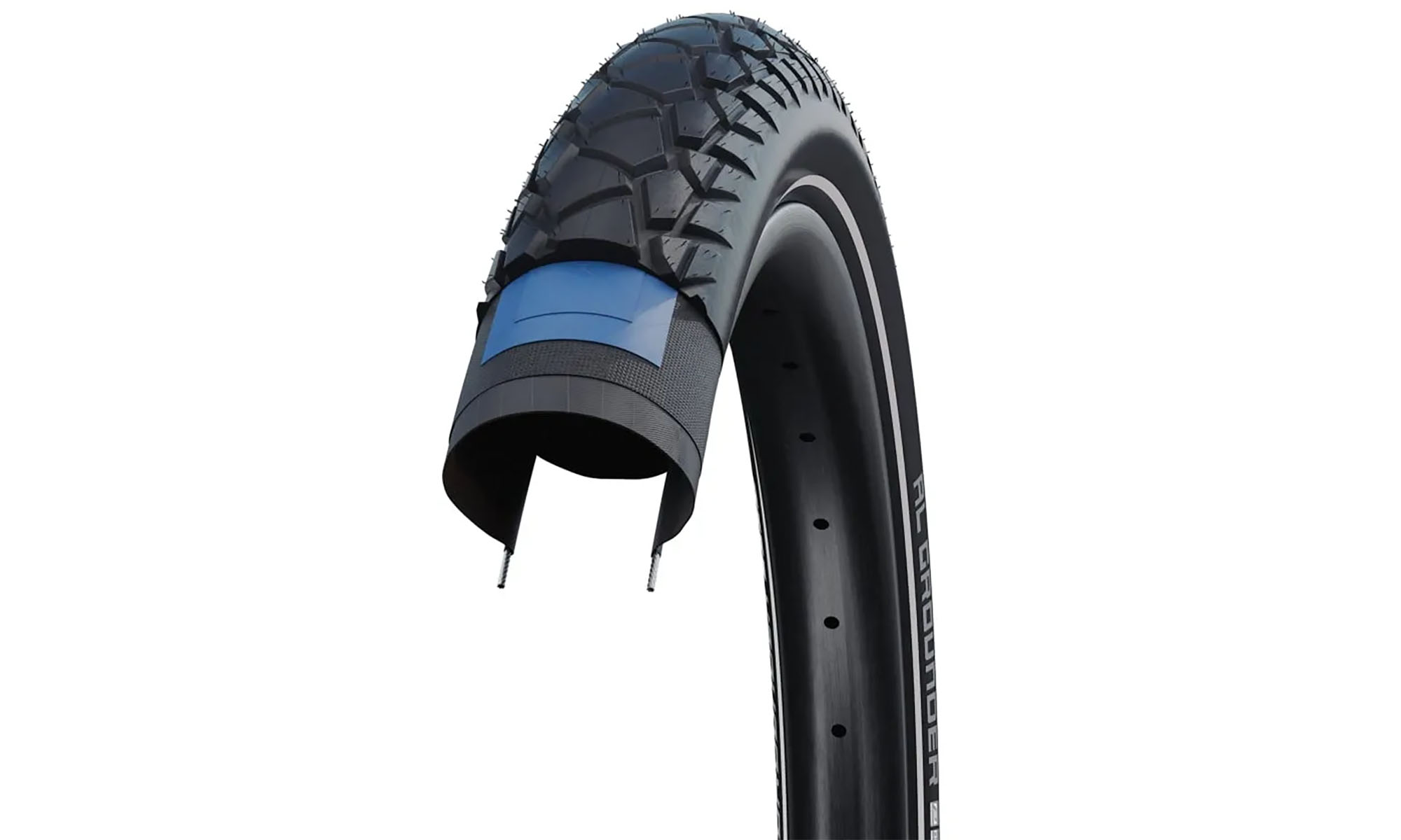 Покришка SCHWALBE AL GROUNDER Perf, 29x2.35 (60-622), DD, RaceGuard, B/B-SK+RT HS611 ADDIX 67EPI 40B 2