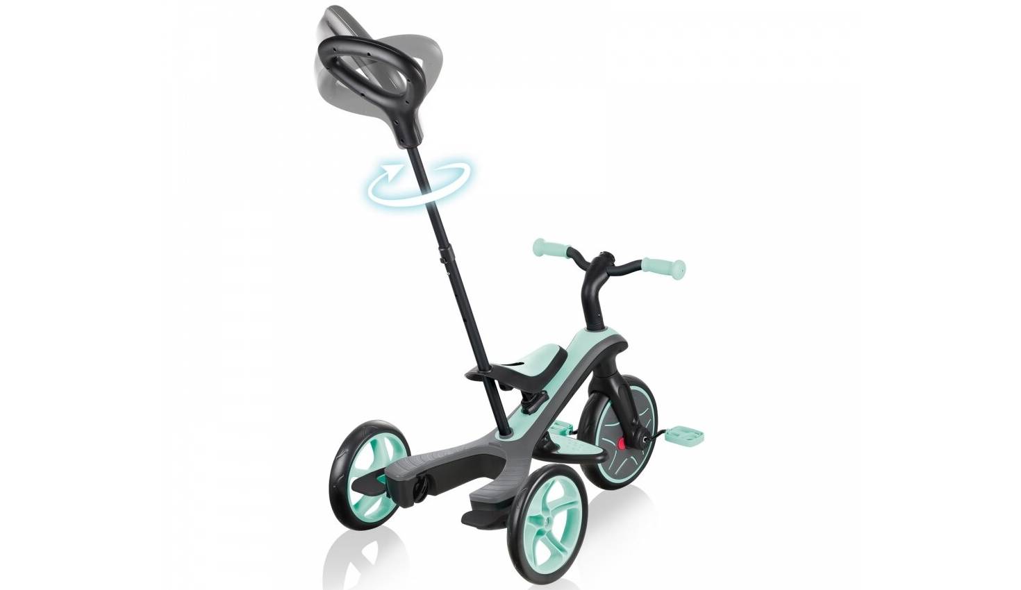 Велосипед дитячий GLOBBER серії EXPLORER TRIKE 4в1, м'ятний 4