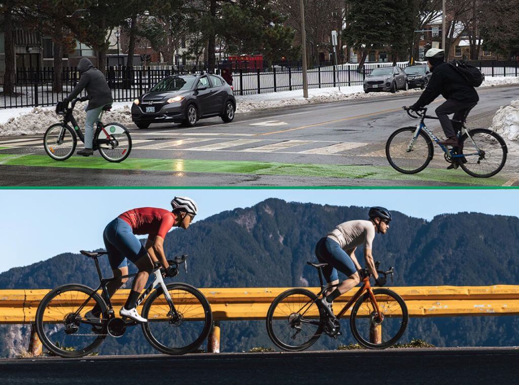 Катання на велосипеді в різні сезони