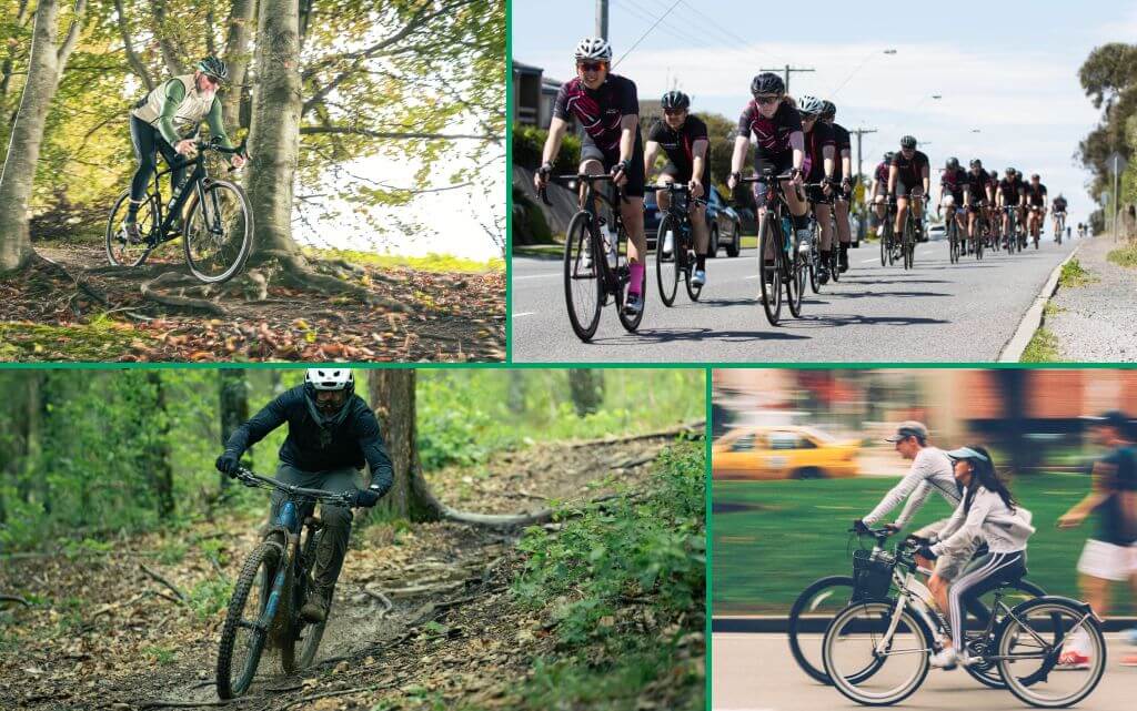 Езда на велосипеде с правильной посадкой