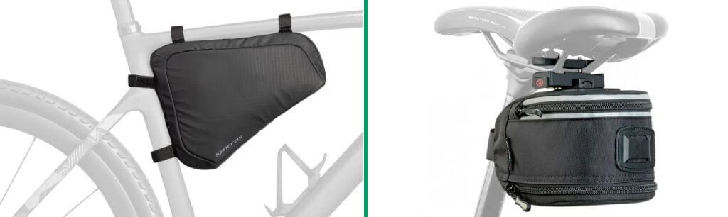 Велосумки под седло и рамочная сумка