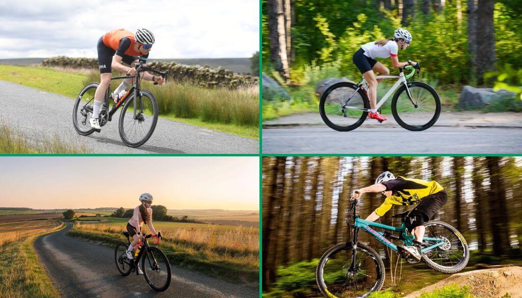 Посадка на велосипеде