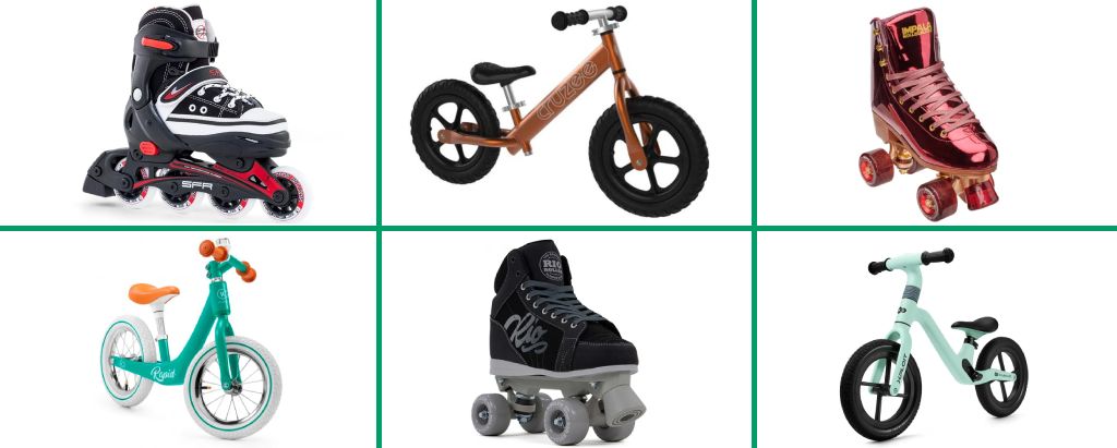 Ролики та біговели