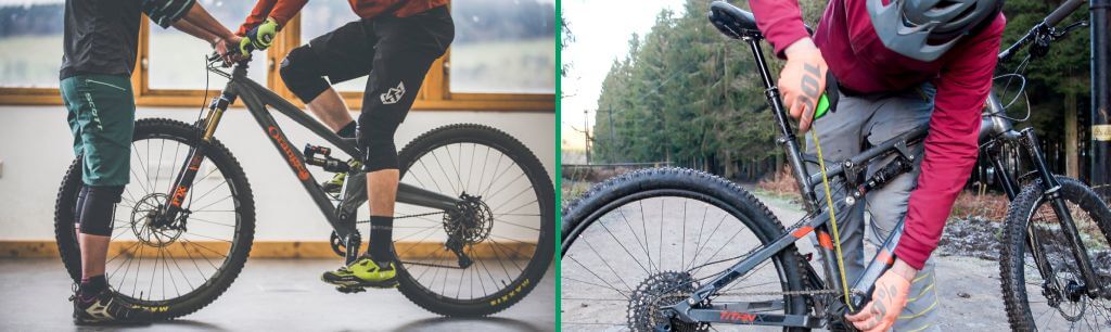 Правильное положение седла и руля