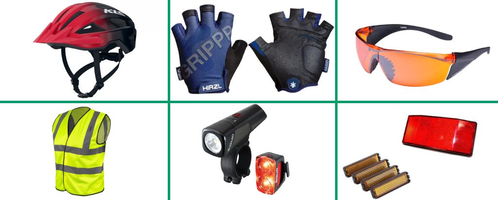 Безопасная экипировка велосипедиста