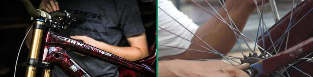 Осмотр велосипеда после зимы