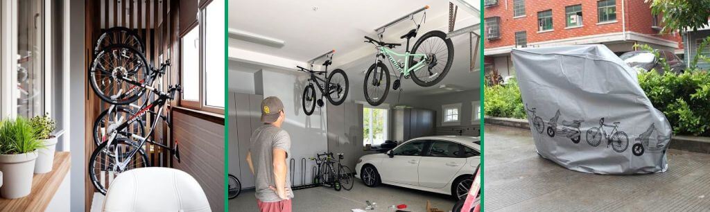 Зберігання велосипеда поза квартирою