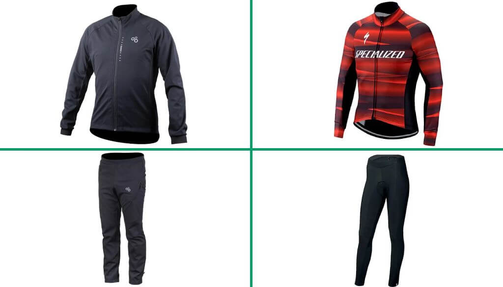 Зимние куртки и штаны для велосипедистов