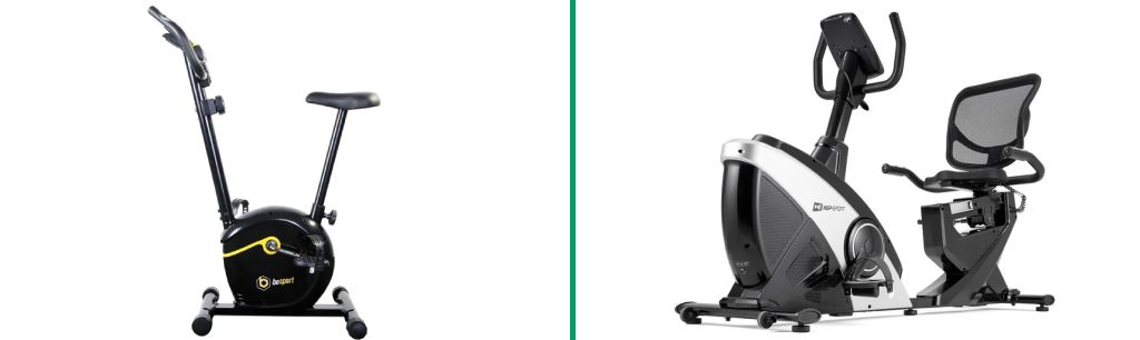 Вертикальный и горизонатальный велотренажеры